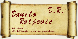 Danilo Roljević vizit kartica